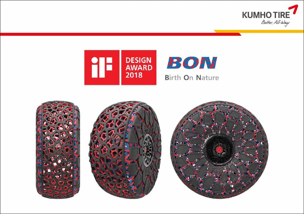 Kumhos Concept Tyre Receives iF Design Award